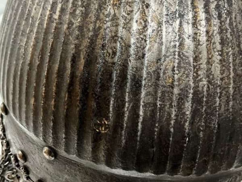 Detailaufnahme des osmanischen Turbanhelms in der Sammlung des DHM. Foto: Olaf Ignaszewski/DHM