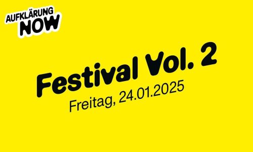 Poster Aufklärung NOW Festival Vol. 2